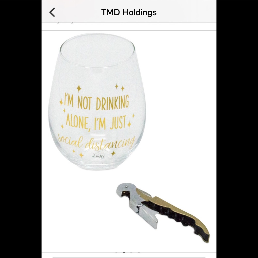 Oversized wine glass